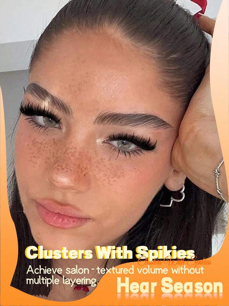 720pcs/Set DD Curl Individual False Eyelashes - High Density "Lash Book". Designed For Beginners, These Lashes Have A Soft, Fluffy Texture To Easily Create A Natural, No-Makeup Look. Achieve DIY Segmented Lash Extension Effect At Home For Long-Lasting, Voluminous Results. - 白色 - 查看 6