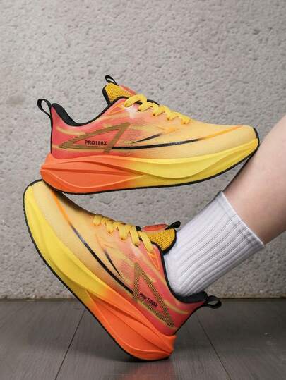 Jifffly Giày chạy bộ đế mềm, nhẹ, thoáng khí, giảm sốc, mới năm 2026, giày thể thao thường ngày dành cho học sinh nam, thích hợp cho mùa hè và mùa thu.