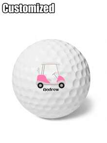 Customized Golf Balls, Personalized Text To Improve Distance And Accuracy. White Golf Balls Suitable For Golf Parties, Graduation Gifts, Father's Day, Valentine's Day Gifts, And Golf Equipment. Sporty Style. - White - View 10