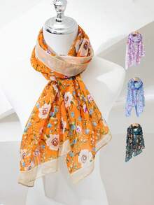 1 chiếc khăn/băng đô họa tiết hoa nhí thời trang mùa hè mới về, đa năng, phù hợp sử dụng hàng ngày. - Nhiều màu - Xem 6