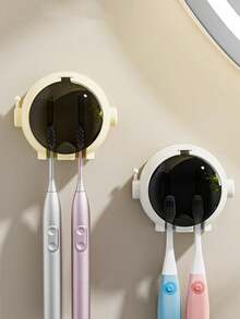 1 cái giá đựng bàn chải đánh răng phòng tắm, không cần khoan, giá đựng bàn chải đánh răng hình phi hành gia, kệ đựng đồ phòng tắm dễ thương, quà Giáng sinh, quà Năm mới, đồ dùng học tập - Nhiều màu - Xem 8