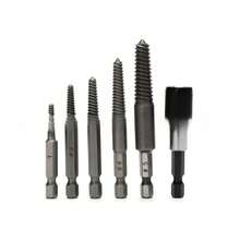 Bộ 5 chi tiết dụng cụ tháo ốc vít bị gãy đầu lục giác, 60mm màu đen, dụng cụ tháo ốc vít bị gãy đầu lục giác bằng điện, tháo nhanh. - Bộ chiết xuất 5 món [98g] - Xem 1