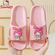 SANRIO 新款休闲软底轻便拖鞋，卡通室内拖鞋，防滑浴室淋浴拖鞋，可爱人字拖 - 女款拖鞋 - 查看 6