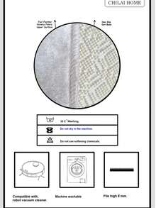 Kitchen Rug - Kitchen Runner Rug - Machine Washable, Non Slip Kitchen Mat, 60*150, 60*200, 80*200, 100*200, 120*180 Cm, Made In Türkiye - Black - View 8
