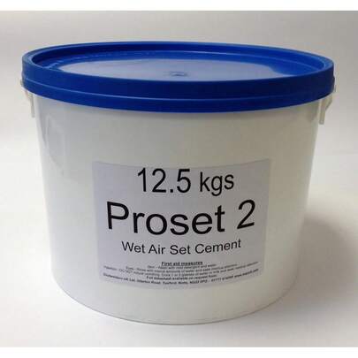 PIZZA OVEN REPAIR FIRE CEMENT 12.5 Kg Tub For Mobile Or Static Oven (65566)