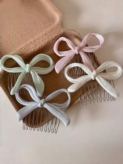 1件女士发饰 - 发梳、发夹、刘海夹、蝴蝶结发饰、发叉发夹