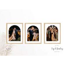 3pcs Arch Photo Template, Arch Wall Photo, Arched Wall Photo, Editable Family Photo Template, Family Photo Template, Arch Wedding Photo Template - Multicolor - View 4