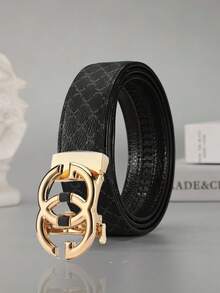 男士时尚休闲字母印花腰带 - 彩色 - 查看 11