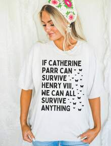 1pcsToday You Are You That Is Truer Than True DTF Transfer, Reading Friends  DTF,  Birt180g-Summer Outfits For Women Shine Cotton Tops Casual Going Out Short Sleeve Tees - 白色 16 - 查看 1