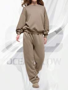 Accolade Crew Neck Pullover - 碎石 - 查看 2