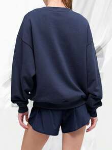 Accolade Crew Neck Pullover - Hải quân - Xem 2