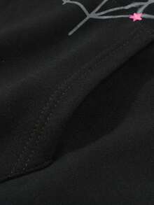 New Hip Hop Spider Hoodies Set Y2k Hoodie ,Tracksuit Pullover Sweatshirt And Trousers For Men Or Women Matching Hoodies For Couples Casual Unisex - 黑套裝 - 查看 7