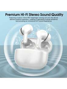 NEW Air3 Pro Upgraded Wireless Earbuds, Adaptive ANC Active Noise Cancellation, Personalized Spatial Audio, Ultra-Long Battery Life, HiFi Surround Sound, Bluetooth 5.4 Low Latency, Wind-Resistant HD Calls, IPX6 Waterproof, IOS & Android Compatible - Chip JieLi thế hệ thứ 3 [Công suất thấp, Cơ bản]​ - Xem 5