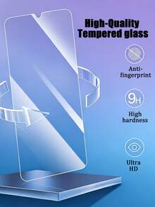 Bộ 5 miếng dán màn hình cường lực độ phân giải cao, bảo vệ điện thoại khỏi trầy xước và va đập, lớp phủ chống thấm nước, màn hình mịn, cảm ứng nhạy, tương thích với các dòng điện thoại A14/A15/A25/S23 Fe/A54/S24FE/A16/A36/A56//A16/A17/A07/Galaxy S21/S22/S23/S24 Ultra/S24FE/Galaxy S25 Ultra/S25/S26/S26 Ultra Series - Trong sáng - Xem 3