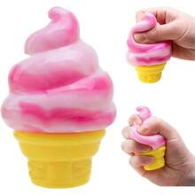 [Free Shipping] Ice Cream Squeeze Squishy, Ice Cream Squishy, Slow Rise Sensory Fidget Toy, Easter Basket Stuffers Party Favors - A-2 - View 3