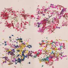 可爱时尚的碎花美甲装饰，韩式3D立体花朵美甲饰品，DIY美甲凝胶沙龙配件，适合女性和女孩，春夏美甲装饰 - 彩色 - 查看 5