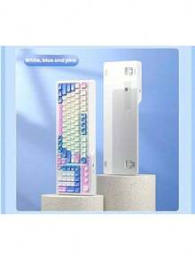 HP 鍵盤滑鼠組/ 單鍵盤，低飽和綠光設計，靜音按鍵+極簡辦公，筆記本桌上通用，高顏值，98配列森繫背光 - 查看 14