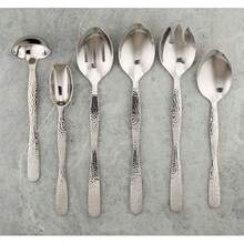 American Metalcraft HM12SOL Cuchara maciza martillada acero inoxidable 30 5 cm de largo - plateado - Ver 4