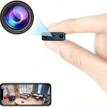 1 camera mini thông minh giấu kín dành cho thú cưng, độ phân giải HD 1080P, hỗ trợ kết nối WiFi 2.4G, chức năng phát hiện chuyển động và tầm nhìn ban đêm hồng ngoại, có thể xem từ xa thông qua ứng dụng di động, thích hợp để giám sát văn phòng và gia đình (trong nhà và ngoài trời) và quan sát tình trạng của thú cưng (chó, mèo, cá và các động vật nhỏ khác).