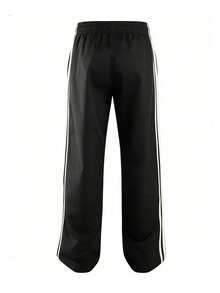 Men's Casual Straight-Leg Pants, Suitable For Spring And Autumn Outdoor Sports And Daily Wear - Black - View 4