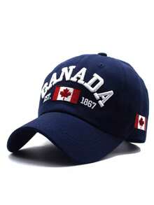 楓葉 CANADA 棒球帽，美式休閒風，中性情侶款，戶外運動，卡車司機帽 - 棒球帽 - 查看 10