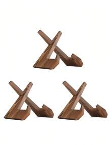 1个木质食谱架，餐厅及家庭使用展示架，慵懒书架相框 - 彩色 - 查看 5