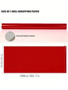 Matte Wrapping Paper, Gift Wrapping Paper, Suitable For Weddings, Valentine's Day, Birthdays, DIY Bouquets, Holiday Gifts, Solid Color Patterns, Matte Texture, All-Season Use - One Size Fits All - View 9