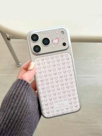 Cute Little Dog Phone Skin+Camera Lens Protective Case, Suitable For IPhone 17 Pro/17 Promax, Kawaii Cartoon Dog Bow Design, Scratch Resistant Matte Back Film, Beautiful Girl Phone Decoration, PET Frosted Material, Scratch Resistant And Fingerprint Resistant, Effectively Protecting The Back And Lens Of The Phone And Extending Its Service Life. A Fresh And Cute Style Is A Thoughtful Gift For Girlfriends, Girlfriends, Or Friends Who Like Cute Items