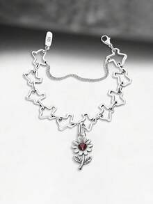 1 chiếc mặt dây chuyền DIY hình mứt anh đào Texas bằng bạc sterling 925 độc đáo, trang sức tinh tế, quà Giáng sinh cho phụ nữ. - Bộ 4 - Xem 7