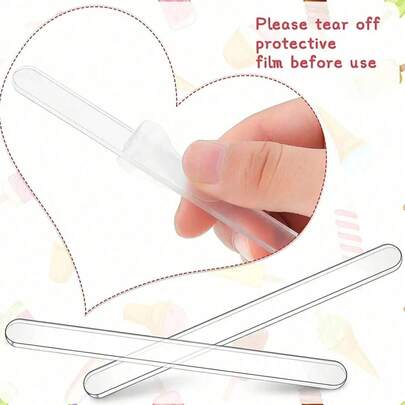 Bộ 20/50/80/200 que kẹo mút acrylic tái sử dụng, que kem và tráng miệng trong suốt dùng cho việc làm bánh và kẹo DIY, que kẹo mút có cạnh trơn dùng cho sô cô la, kem que và các món ăn vặt, dụng cụ làm bánh đa năng cho nhà bếp, tiệc tùng và sử dụng tại nhà, phụ kiện làm bánh nhẹ, tuyệt vời cho ngày Quốc khánh, phòng tắm, massage da đầu, tựu trường, du lịch và cuộc sống hàng ngày, quà tặng ngày lễ cho gia đình và bạn bè.