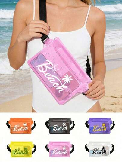 Túi đeo hông PVC chống thấm nước in hình bãi biển, túi đựng điện thoại chống thấm nước dung tích lớn, túi thể thao ngoài trời mùa hè chống thấm nước với ba lớp niêm phong, túi đeo chéo chống thấm nước, hộp đựng điện thoại chống thấm nước cho thể thao ngoài trời và bãi biển, lý tưởng cho bơi lội, các hoạt động ngoài trời, du lịch biển, chụp ảnh dưới nước, chèo thuyền kayak, du lịch, lặn, câu cá và các hoạt động bãi biển khác.