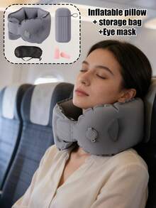 Gối du lịch bơm hơi gấp gọn, nhẹ và di động, gối kê cổ có thể gấp lại, tái sử dụng và giặt được, thích hợp cho ô tô, máy bay, du thuyền, cắm trại và các hoạt động ngoài trời, có khóa cài để đỡ đầu, thân và tay, cung cấp tư thế nghiêng thoải mái. Một vật dụng thiết yếu cho du lịch, kỳ nghỉ cắm trại và trở lại trường học, cũng là món quà hoàn hảo cho tháng Ramadan, Eid, Ngày Valentine, Giáng sinh hoặc Lễ Tạ ơn. - Nhiều màu - Xem 13