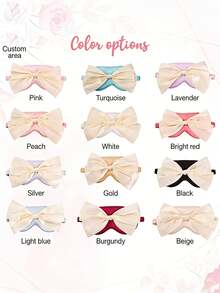 Customized Satin Bow Sleeping Eye Mask, Colorful Eye Mask For SPA, Party, Bridesmaid, Bachelorette Party - Multicolor - View 5