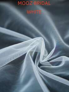 1pc New Style Solid Color Hair Comb With Double-Layer Bridal, Wedding Accessory, Suitable All Seasons Fall Clothes Women - White - View 6