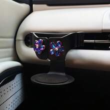 1 cái kẹp giữ cốc trên xe hơi, giá để đồ uống, kẹp cốc cà phê gắn vào cửa gió điều hòa, kẹp đa chức năng. - pha lê - Xem 8