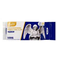 Arcilla modeladora seca al aire de 500/1000 g de Xin Bowen - Arcilla seca al aire para modelado y recubrimiento, arcilla modeladora intuitiva para escultura y talla grande (Blanco), Útiles escolares, - 500g - Ver 5