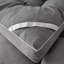 绗缝网格床垫，高级榻榻米床垫，卧室适用 - 灰色 - 查看 10