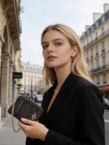 Coach Mini Zip Card Case 8 Wristlet Keychain Wallets For Women RFID Blocking Credit Card Holder Small Zipper Coin Purse - Dark Brown - View 4