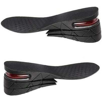Height Increase Insoles 3-Layer 2.4 Inches(6 Cm) Heels Lift Inserts For Men And…