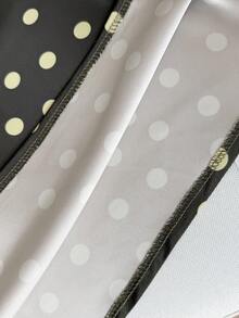 GMFP 女士休闲优雅时尚旅行度假派对不对称波点衬衫，适合音乐节/婚礼季、春夏穿着 - 橄欖綠 - 查看 10