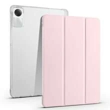 【2025新款】兼容小新Tab11（2024款）/小新Pad 11 205平板电脑保护套/小新Pro GT/兼容iPad Air 5/第一代/第十一代平板电脑保护套，三折透明磨砂TPU保护套 | 360°可调节支架，磁吸卡槽 | 三重防护 - TPU三折疊 - 查看 37