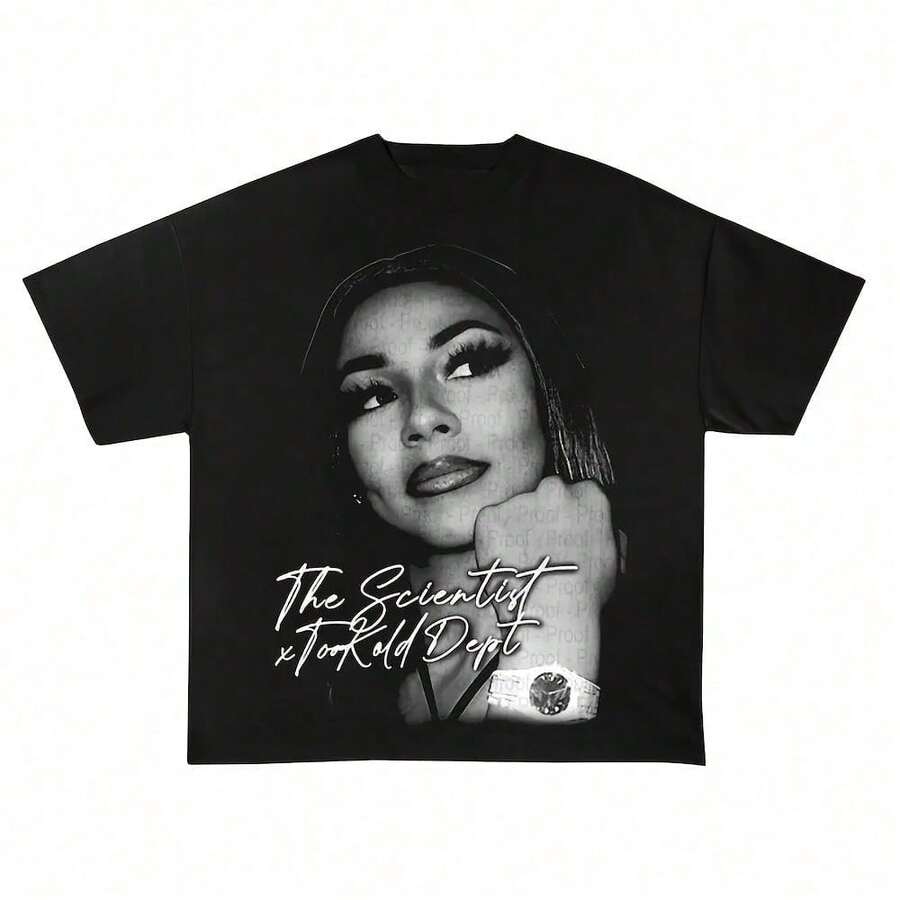Mariahs Thes Scientists T-Shirt Vintage Rap Tee Concert Tour T-Shirt Gift For Women And Man Unisex T-Shirt Fans Gift - 黑色 - 查看 1