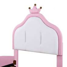 Kids Bed Frames, Headboards & Footboards - Pink + Upholstered + 90cm*200cm - View 10