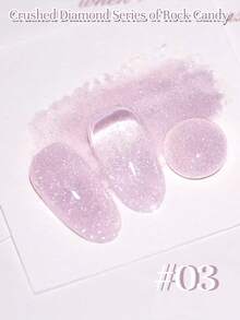 MISS SHAKA 10毫升春夏美甲冰透明粉白红闪粉凝胶指甲油，美白百搭，四季皆宜，美甲沙龙及居家DIY美甲必备用品，需搭配底油和亮油使用。 - 彩色 - 查看 7