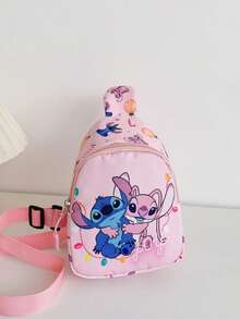 Disney Cartoon Fashion Waist Bag, Stitch Children's Bag, Cute Chest Bag, Mini Coin Purse, Sports Sling Bag, Boys & Girls Toy Bag, Multi-Purpose Storage Bag, Travel Bag - Multicolor - View 15