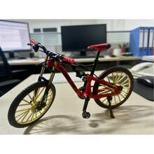 Upgraded Dual Suspension Alloy Downhill Mountain Bike, Unisex Variable Speed Mountain Bike - Multicolor - View 6