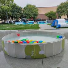 Available In Two Sizes: Medium 100cm And Large 120cm, Both With Adjustable Pool Width. This Foldable Pet Bathtub Is A Portable Pet Swimming Pool, Very Suitable For Outdoor Recreation And Bathing. The Product Is Easy To Carry And Has A Durable Design. - White 39.3 X 11.8 Inches - View 1