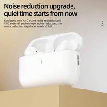 真无线蓝牙耳机，蓝牙5.0，配备闪电充电盒，续航时间超过24小时，轻松与智能手机配对，无线耳机 - 查看 1