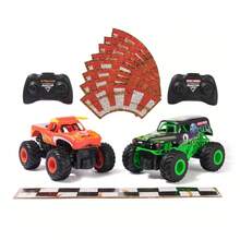 Monster Jam Official Grave Digger Vs El Toro Loco Racing Rivals Remote Control Monster Trucks - 1:24 Scale - 2 Pk - 1 - View 5