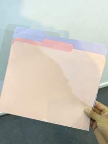 18个文件夹，信纸尺寸，多种颜色，马尼拉文件夹，用于存放文件，彩色文件夹，3个标签位，文件柜，纸张，办公用品，学习用品，学生用品 - 馬尼拉文件夾 - 查看 6